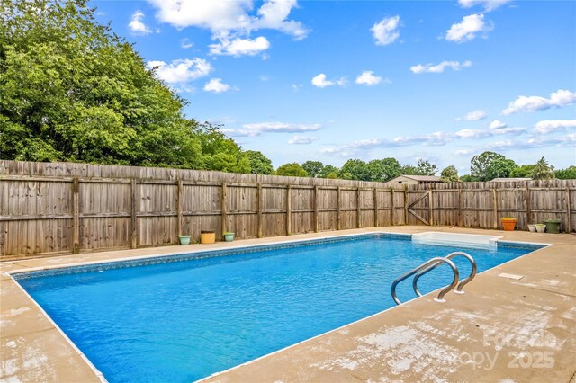 296 Hicks Creek Rd, Troutman, NC 28166 - view of swimming pool featuring a fenced backyard