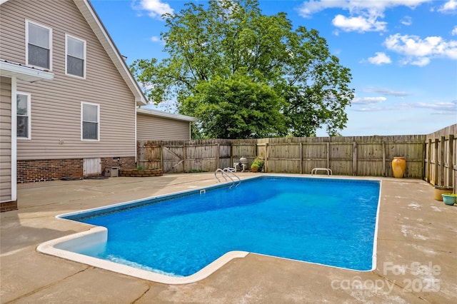 296 Hicks Creek Rd, Troutman, NC 28166 - view of pool with a patio and a fenced backyard