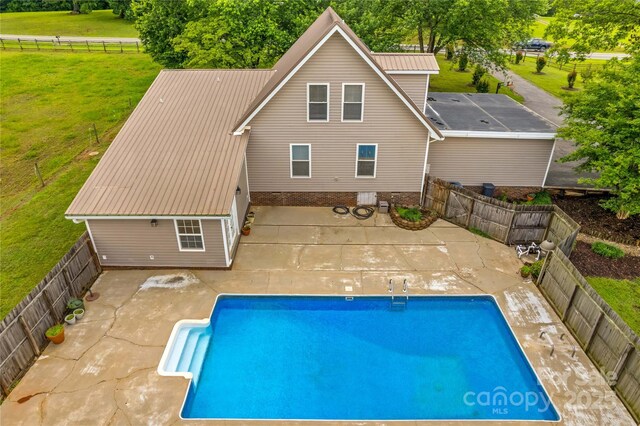 296 Hicks Creek Rd, Troutman, NC 28166 - view of swimming pool featuring a patio