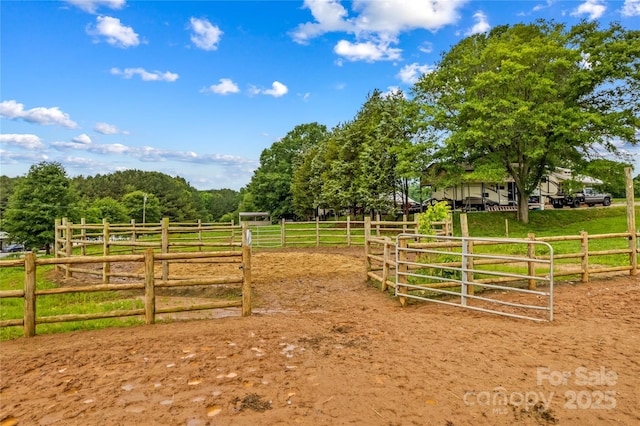 296 Hicks Creek Rd, Troutman, NC 28166 - view of yard with a view of rural / pastoral area