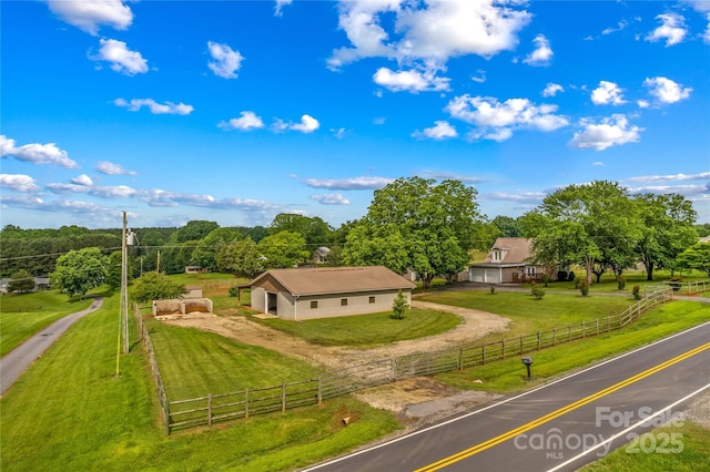 296 Hicks Creek Rd, Troutman, NC 28166 - view from above of property
