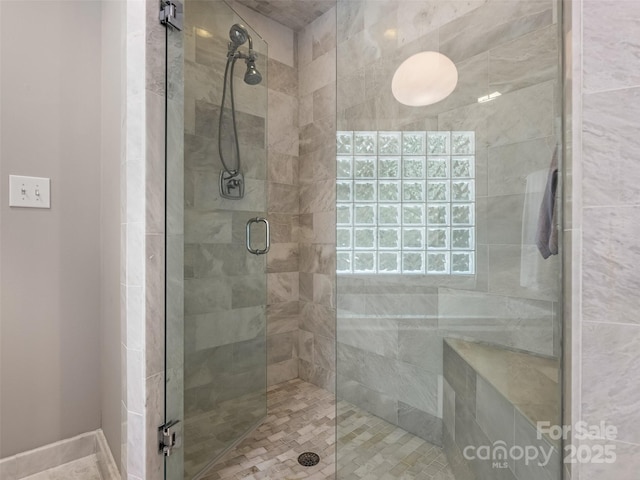 4026 Sharon View Rd, Charlotte, NC 28226 - bathroom with a shower stall