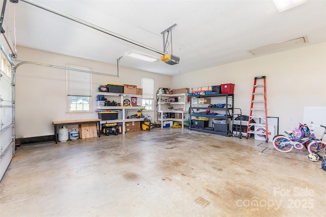 214 Silver Creek Ln, Shelby, NC 28152 - garage featuring a garage door opener