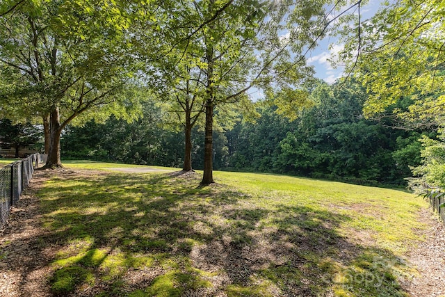 214 Silver Creek Ln, Shelby, NC 28152 - view of yard featuring a forest view