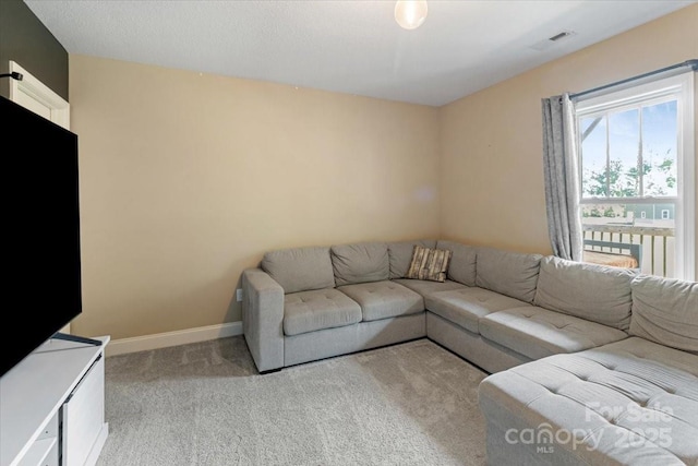 39 Curtis Miles Rd, Alexander, NC 28701 - living area featuring light carpet and baseboards