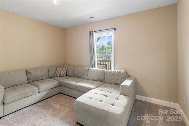 39 Curtis Miles Rd, Alexander, NC 28701 - carpeted living room with baseboards