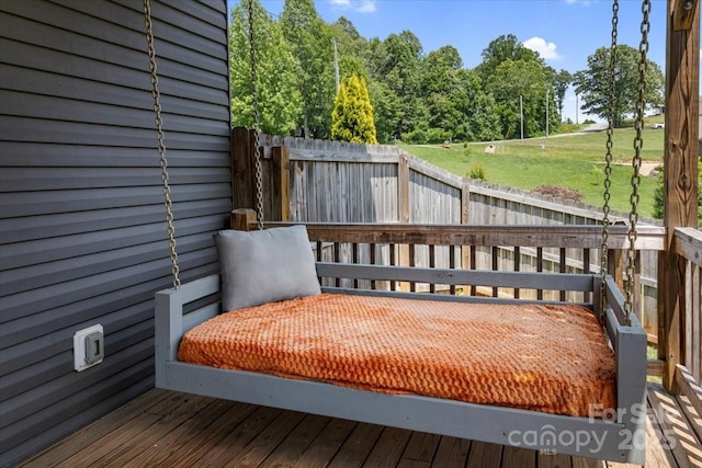 39 Curtis Miles Rd, Alexander, NC 28701 - view of deck