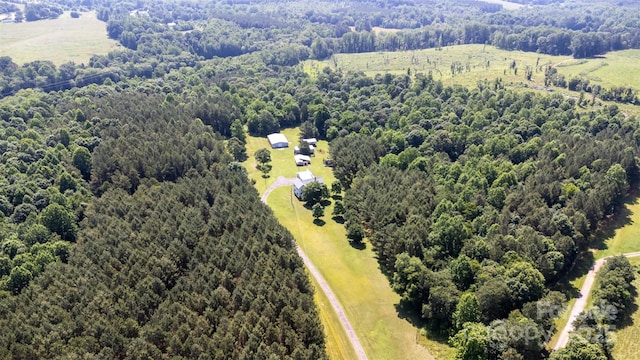 130 Merton Rd, Lawndale, NC 28090 - bird's eye view of a heavily wooded area