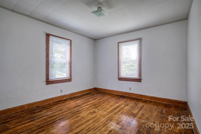 843 Summers Rd, Valdese, NC 28690 - empty room featuring hardwood / wood-style flooring and baseboards