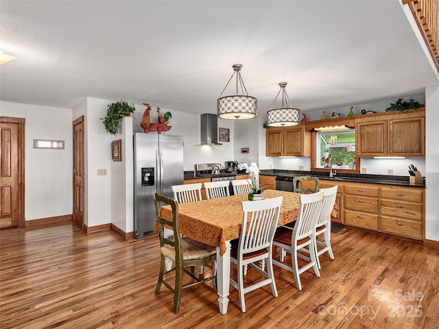 505 Middle Top Loop, Maggie Valley, NC 28751 - dining room with light wood-style floors and baseboards