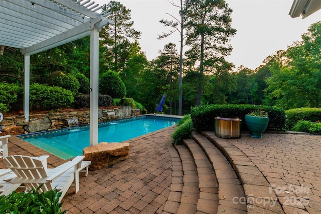 1849 Still Water Ln, Indian Land, SC 29707 - swimming pool with a pergola and a patio area