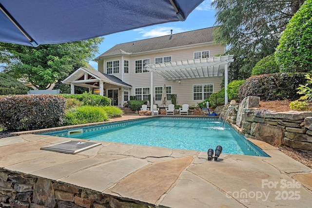 1849 Still Water Ln, Indian Land, SC 29707 - swimming pool featuring a pergola and a patio area