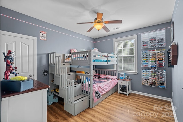 1849 Still Water Ln, Indian Land, SC 29707 - bedroom featuring wood finished floors, baseboards, and a ceiling fan