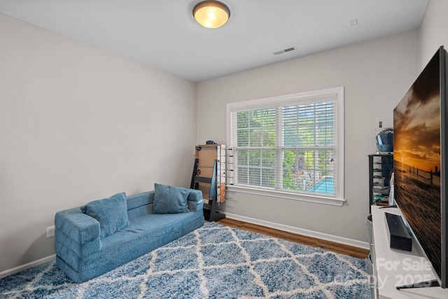 1849 Still Water Ln, Indian Land, SC 29707 - sitting room featuring baseboards and wood finished floors