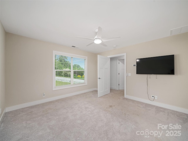 241 Millbrae Loop, Hendersonville, NC 28791 - unfurnished bedroom featuring carpet, baseboards, and ceiling fan
