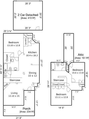2065 Gable Way Ln, Matthews, NC 28104 - view of property floor plan