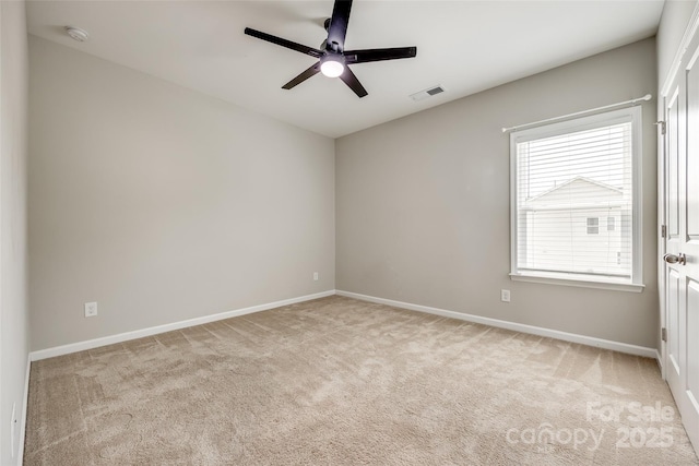 173 Morgans Branch Rd, Belmont, NC 28012 - unfurnished room with carpet floors, ceiling fan, baseboards, and a smoke detector