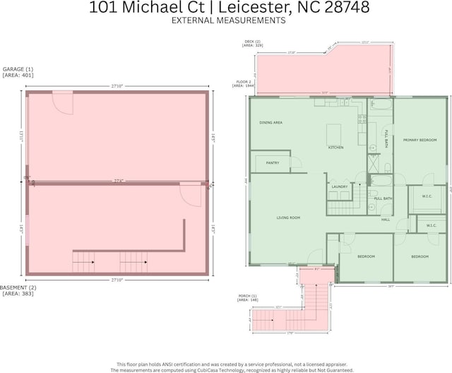 101 Michael Ct, Leicester, NC 28748 - home floor plan
