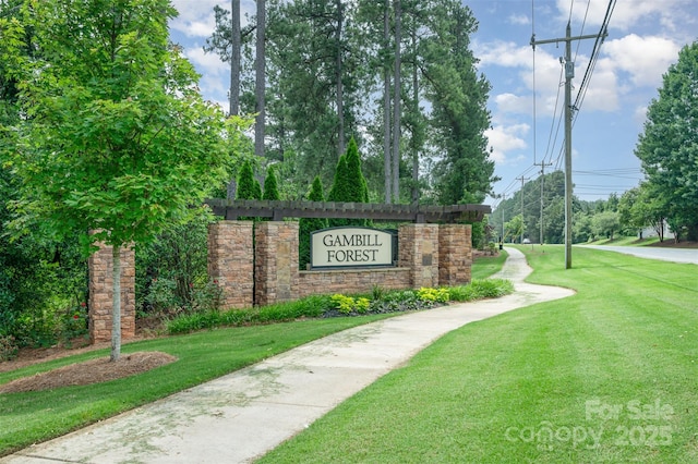150 Haddonsfield Dr, Mooresville, NC 28115 - community sign with a yard