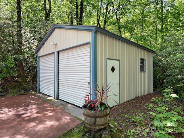 573 Valeria Ln, Pisgah Forest, NC 28768 - view of detached garage