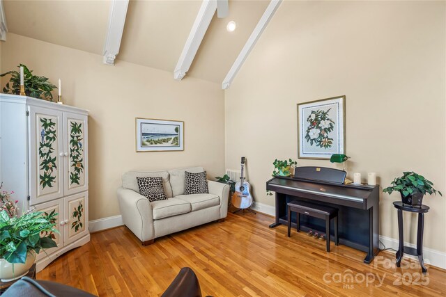 4740 Myers Ln, Harrisburg, NC 28075 - living area featuring light wood-style floors and baseboards