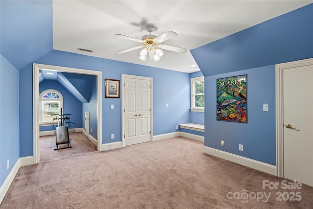 4740 Myers Ln, Harrisburg, NC 28075 - additional living space with ceiling fan, carpet flooring, and plenty of natural light