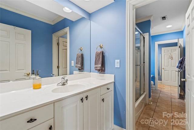 4740 Myers Ln, Harrisburg, NC 28075 - full bathroom with vanity and tile patterned floors