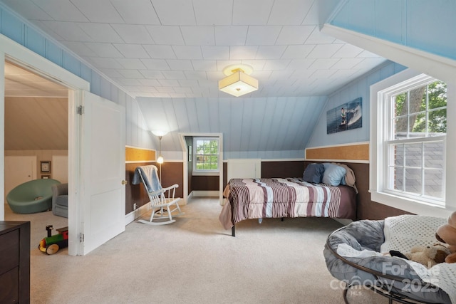 81 21st Ave NW, Hickory, NC 28601 - carpeted bedroom featuring vaulted ceiling