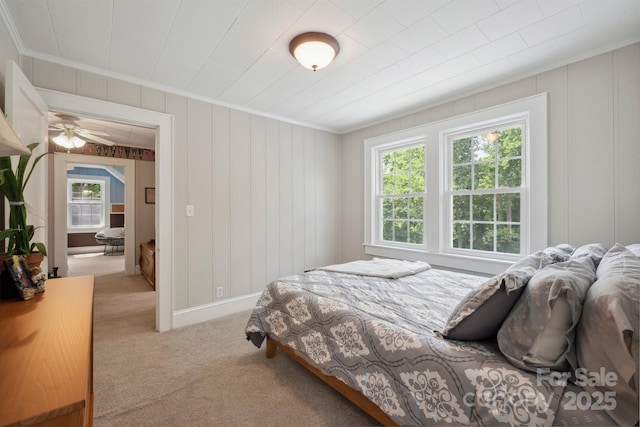 81 21st Ave NW, Hickory, NC 28601 - bedroom featuring ornamental molding, multiple windows, and light colored carpet