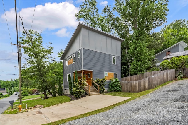 358 London Rd, Asheville, NC 28803 - view of front of home featuring board and batten siding