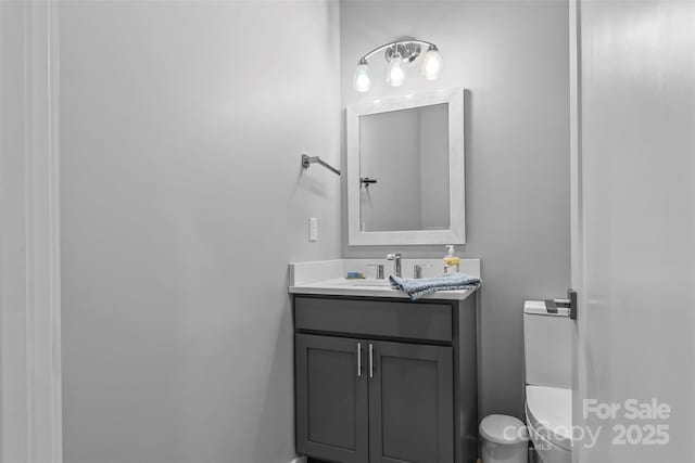 358 London Rd, Asheville, NC 28803 - bathroom with toilet and vanity