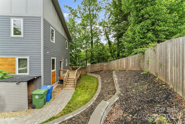 358 London Rd, Asheville, NC 28803 - fenced backyard with a deck
