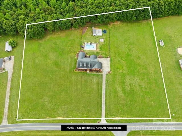 106 Laren Rd, Shelby, NC 28152 - aerial view of property's location featuring property boundaries highlighted