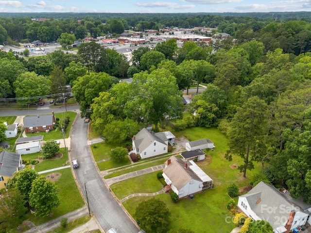 216 Hillcrest Pl, Salisbury, NC 28144 - aerial perspective of suburban area with a forest