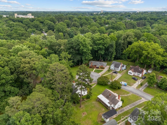 216 Hillcrest Pl, Salisbury, NC 28144 - aerial view of property's location featuring a heavily wooded area