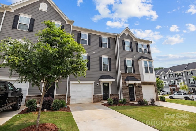 3108 Beeler Ln, Charlotte, NC 28208 - multi unit property with brick siding, concrete driveway, and a front yard
