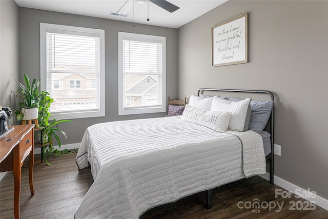 27 Sage Crest Loop, Weaverville, NC 28787 - bedroom featuring wood finished floors, baseboards, and a ceiling fan