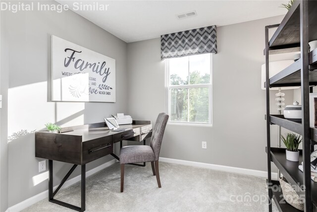 5652 Knox Ln, Kannapolis, NC 28081 - carpeted office featuring baseboards
