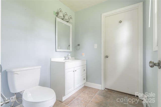 166 Stephanie Dr, Lexington, NC 27295 - bathroom with vanity, toilet, and baseboards