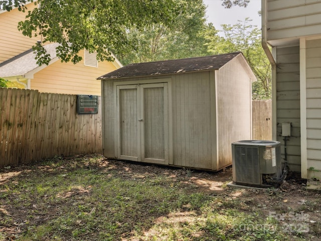 3313 Fortis Ln, Matthews, NC 28105 - view of shed with central AC