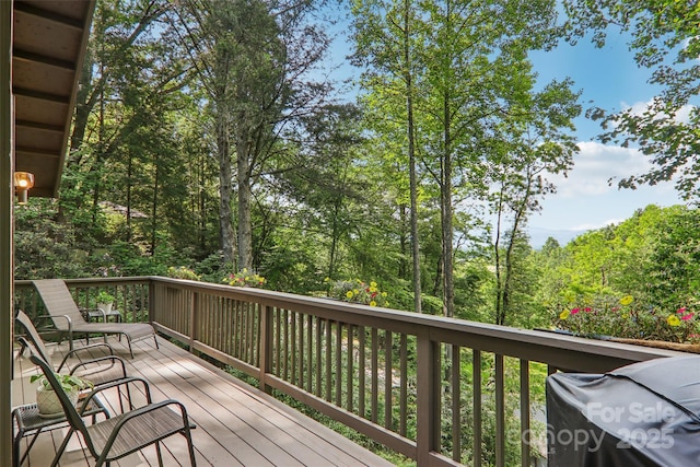 44 Falls Creek Rd, Pisgah Forest, NC 28768 - view of deck