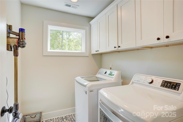 1062 Willow Ridge Ln, Fort Mill, SC 29707 - laundry room with cabinet space, washing machine and dryer, and baseboards