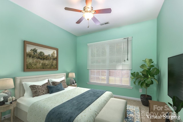 10105 Community House Rd, Charlotte, NC 28277 - bedroom with carpet flooring and ceiling fan
