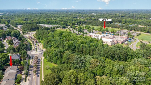 10105 Community House Rd, Charlotte, NC 28277 - view of property location with a forest