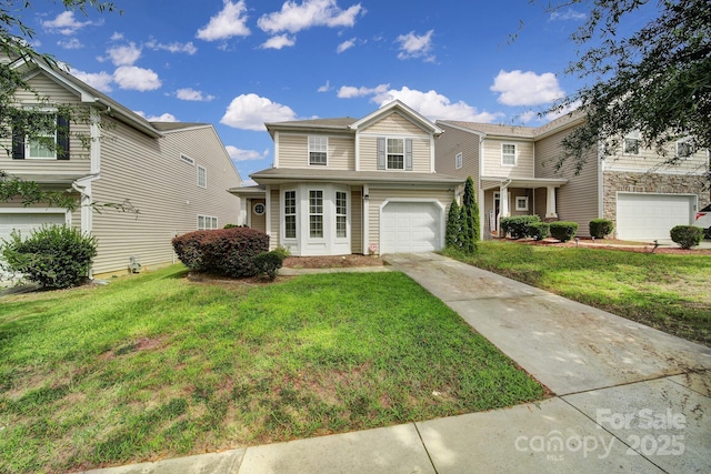 920 Old Forester Ln, Charlotte, NC 28214 - traditional-style house featuring driveway, a front lawn, and a garage