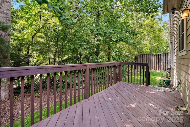 1 Teresa Way, Black Mountain, NC 28711 - view of wooden deck