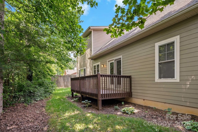 1 Teresa Way, Black Mountain, NC 28711 - view of yard with a deck