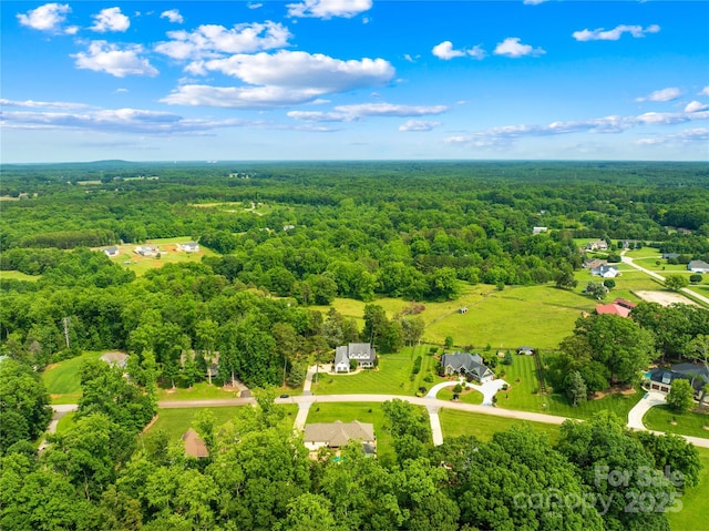 738 Rocky Hollow Trl, Clover, SC 29710 - aerial view of a heavily wooded area