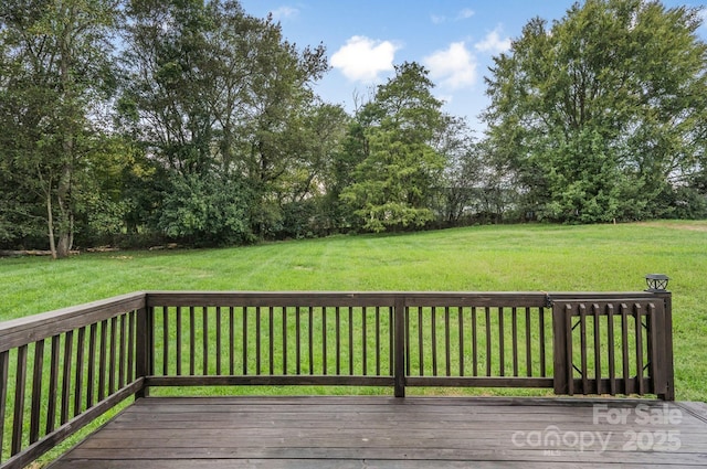 117 Chandler Dr, Mocksville, NC 27028 - wooden terrace with a lawn