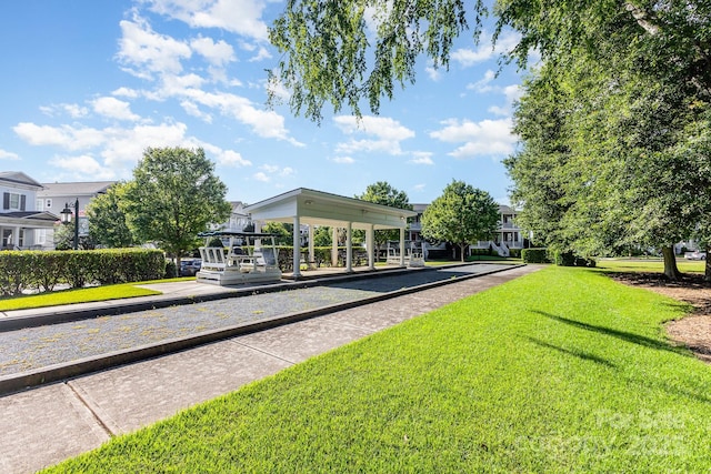 9210 Ginhouse Ln, Charlotte, NC 28277 - view of community with a game area and a yard